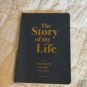 Black and Gold 'The Story of My Life' Journal
